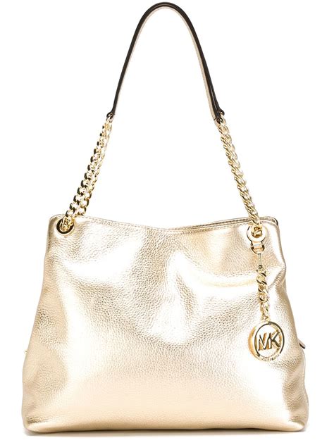 Michael Kors Jet Set Gold Bags & Handbags for Women for sale